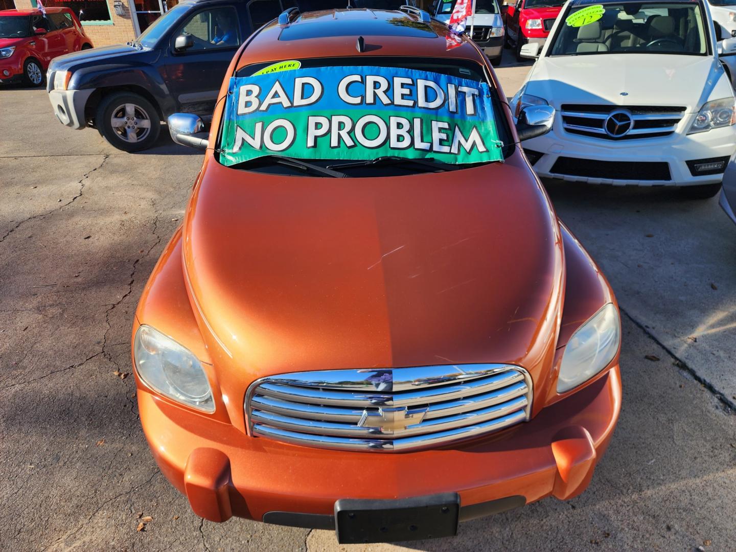 2008 SUNSET ORANGE Chevrolet HHR LT (3GNDA53P58S) with an 2.4L L4 DOHC 16V engine, AUTO transmission, located at 2660 S.Garland Avenue, Garland, TX, 75041, (469) 298-3118, 32.885551, -96.655602 - Photo#8